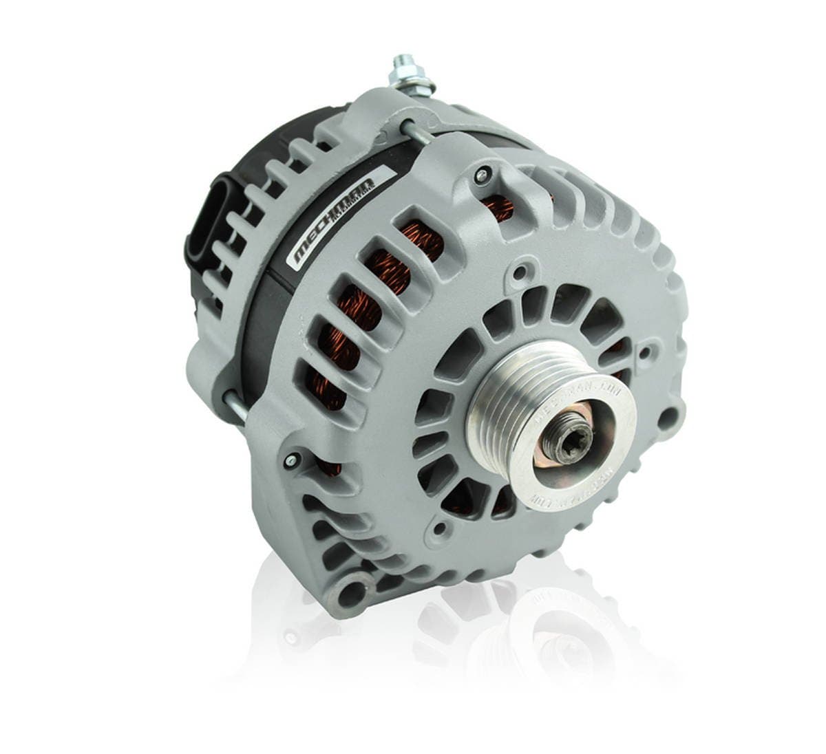 Mechman Alternators Alternator, G-Series, 240 amp, 12V, OEM, 6 Rib Serpentine Pulley, Natural, GM LS-Series, GM Fullsize Truck 2007-08, Each (8302240)