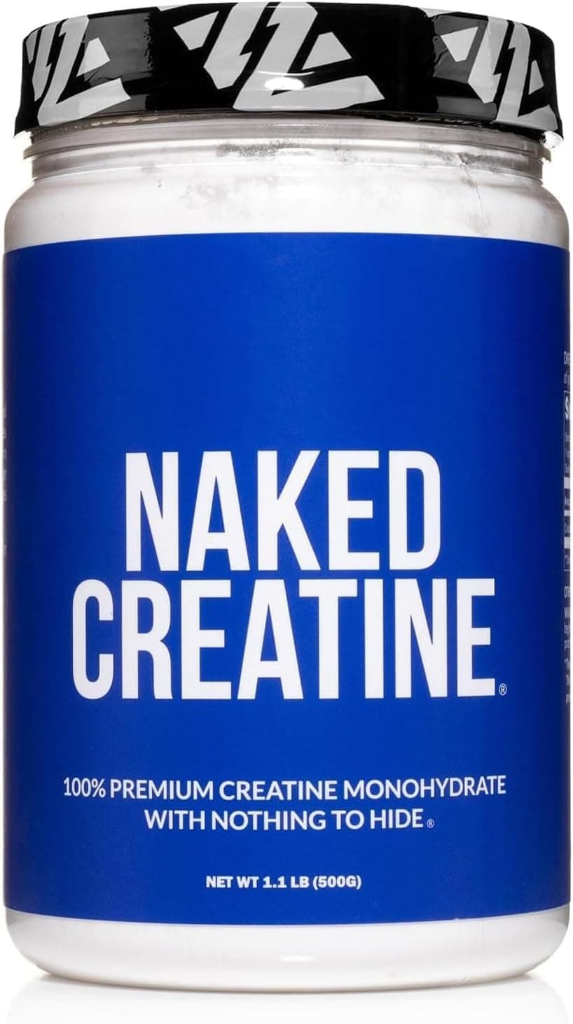 Pure Creatine Monohydrate – 100 Servings - 500 Grams, 1.1lb Bulk, Vegan, Non-GMO, Gluten Free, Soy Free. Aid Strength Gains, No Artificial Ingredients - CREATINE