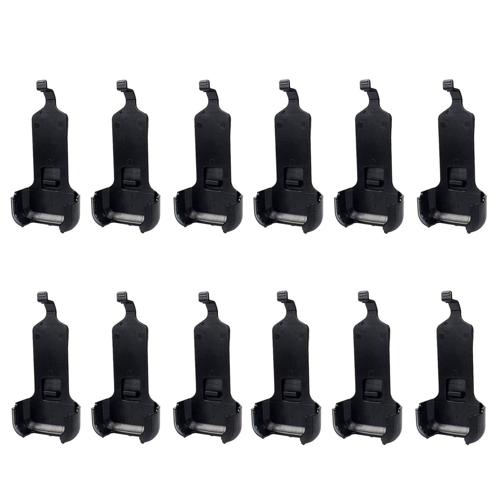 LUITON 12 pcs Original Walkie Talkie Belt Clip Compatible with Two Way Radio LT-316 WLN KD-C1 Retevis RT22 Zastone X6 NKTECH NK-U1 Zeadio ZS-B1 TIDRADIO TD-M8 RADTEL RT-10 RADIODDITY R1