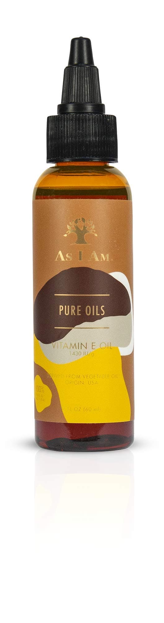Pure Oils Vitamin E Oil - 2 ounce - 100% Pure D-Alpha Tocopherol - Super Anti-Oxidant - Fights Free Radicals - Prevents UV Damage - Preserves Collagen and Elastin - Fights Aging Process