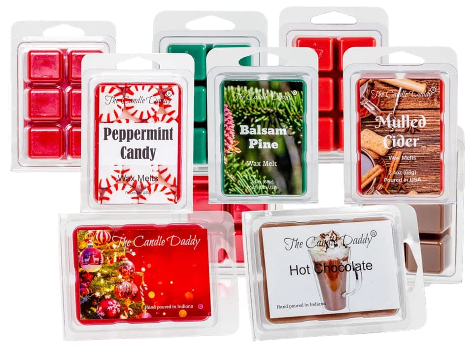 The Candle DaddyChristmas Nice List - Chapter 1-5 Amazing Christmas Wax Melts - 30 Total Cubes - 10 Total Ounces