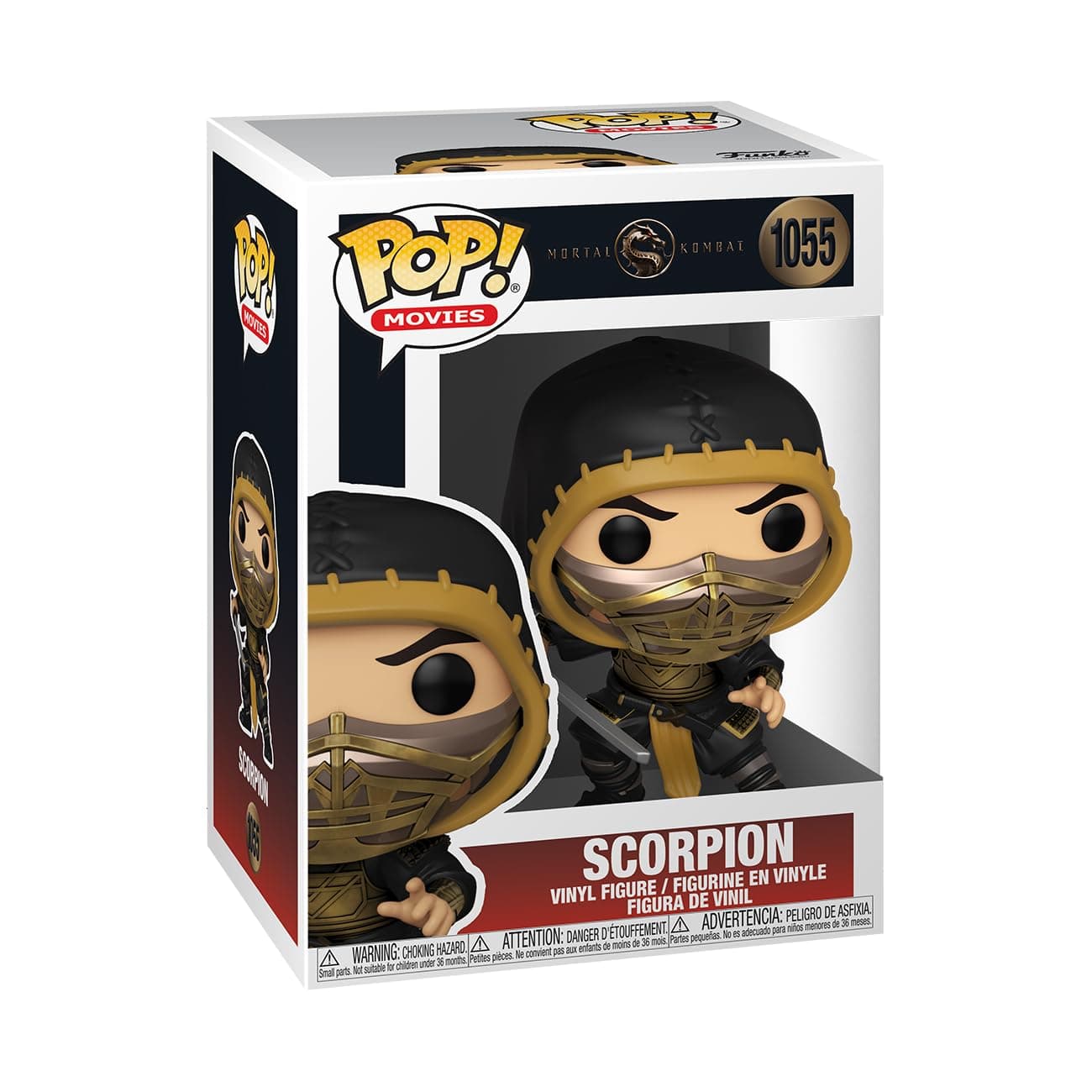 POP Movies: Mortal Kombat - Scorpion Vinyl Figure (Styles May Vary), Multicolor, Standard (53851)