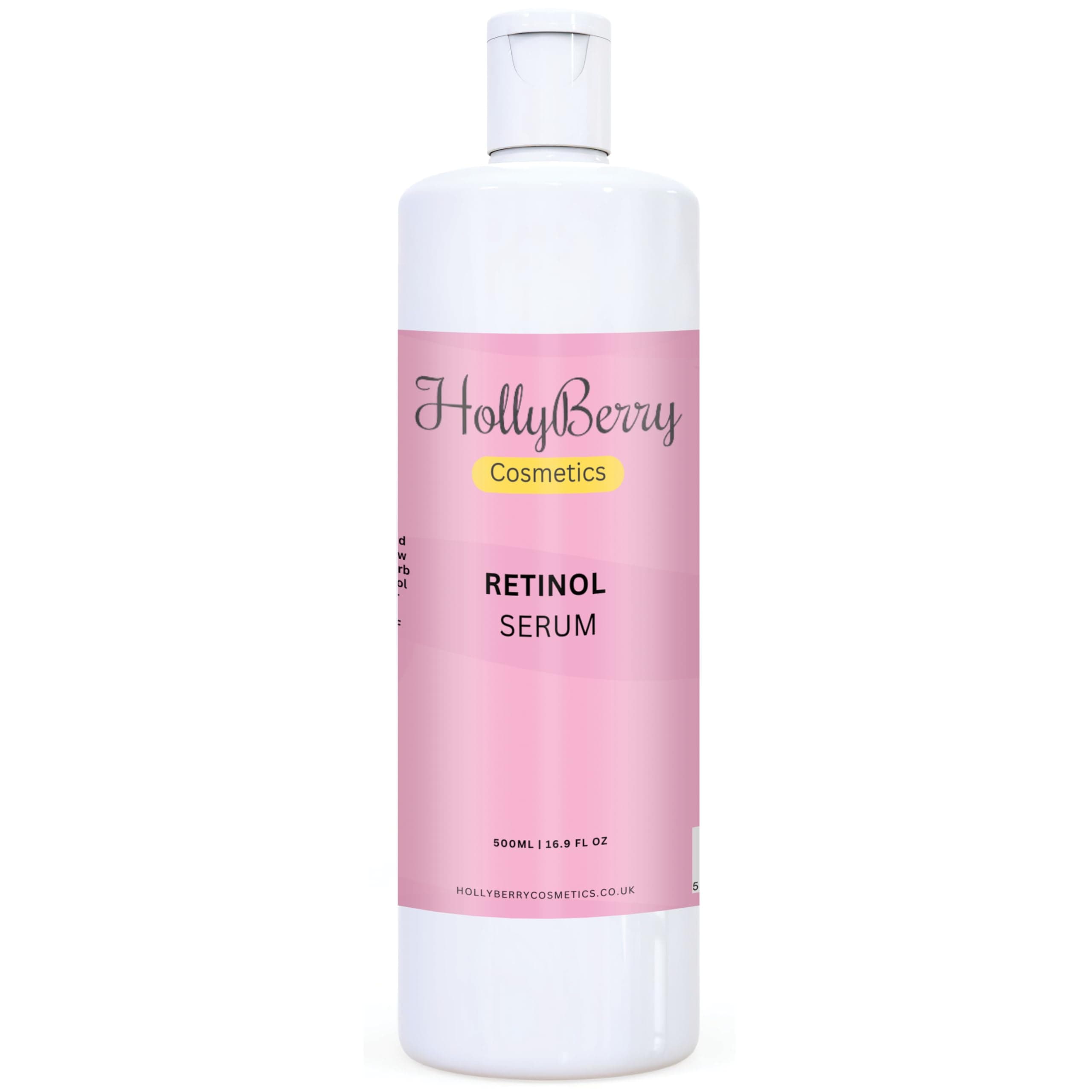Retinol Serum - Vitamin A - 500ml extra Large - Advanced Anti-Aging Formula with Hyaluronic Acid By Hollyberry Cosmetics