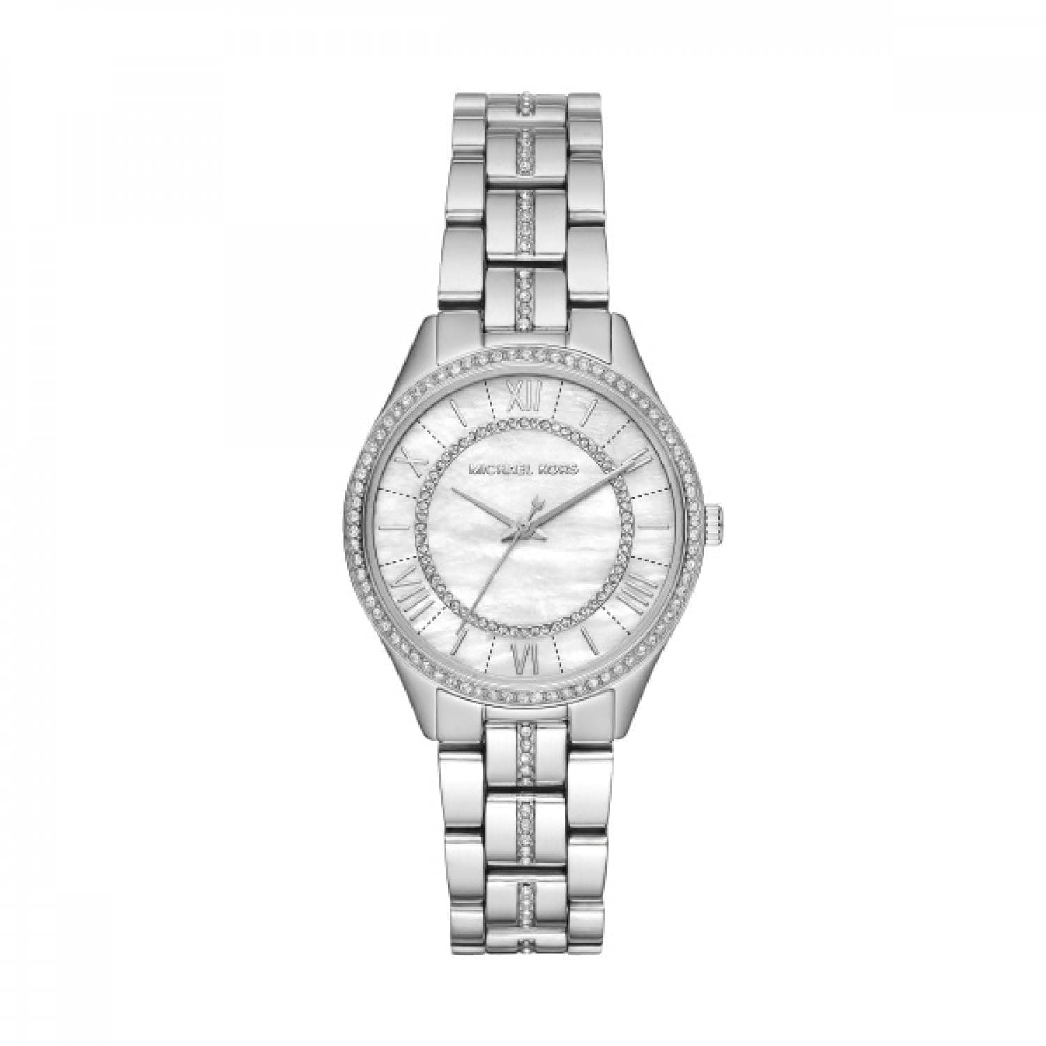 Michael Kors Lauryn Watch for Women, Quartz Three Hand Movement with Stainless Steel or Leather Strap