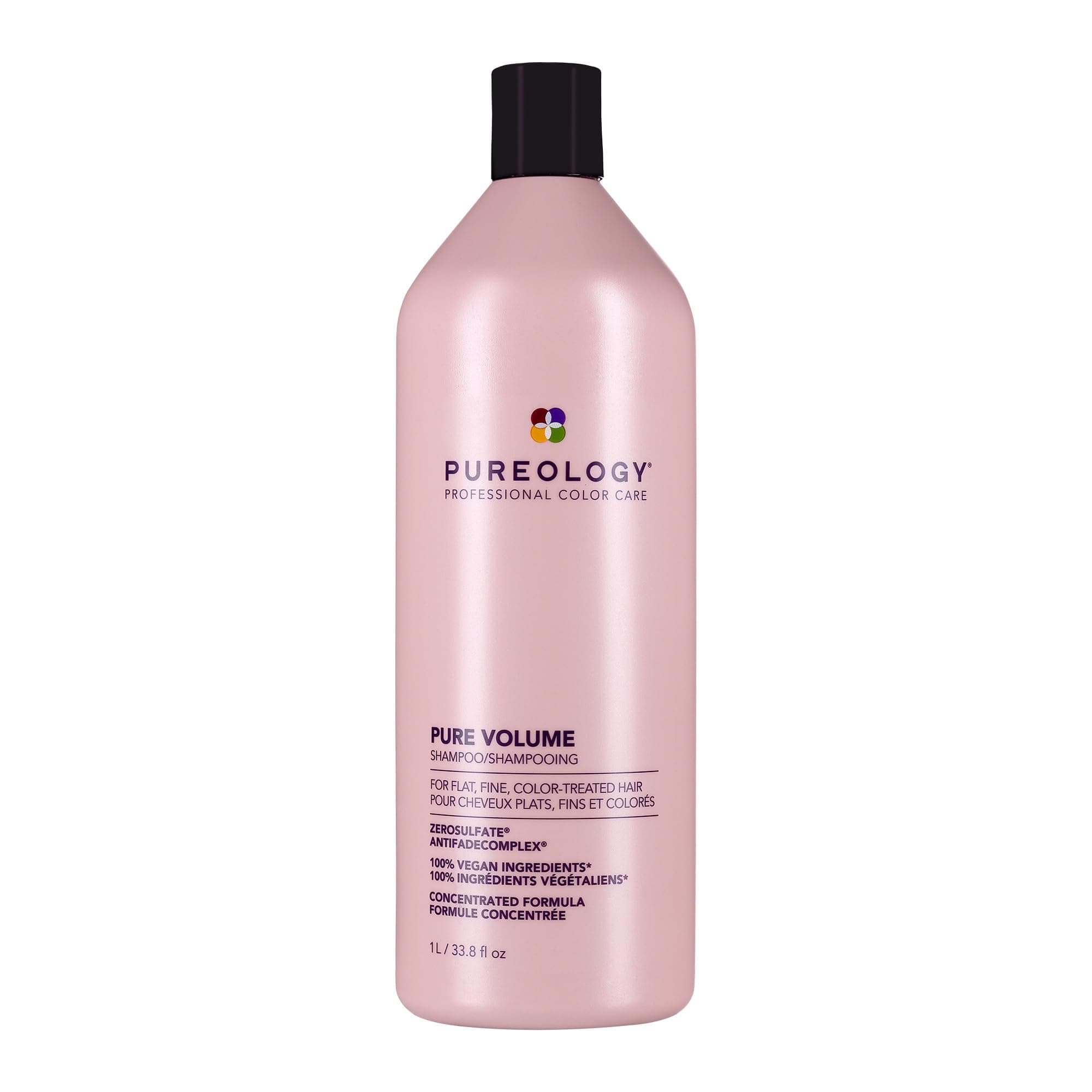 Pure Volume Shampoo | For Flat, Fine, Color-Treated Hair | Adds Lightweight Volume | Sulfate-Free | Vegan | Updated Packaging | 33.8 Fl. Oz. |