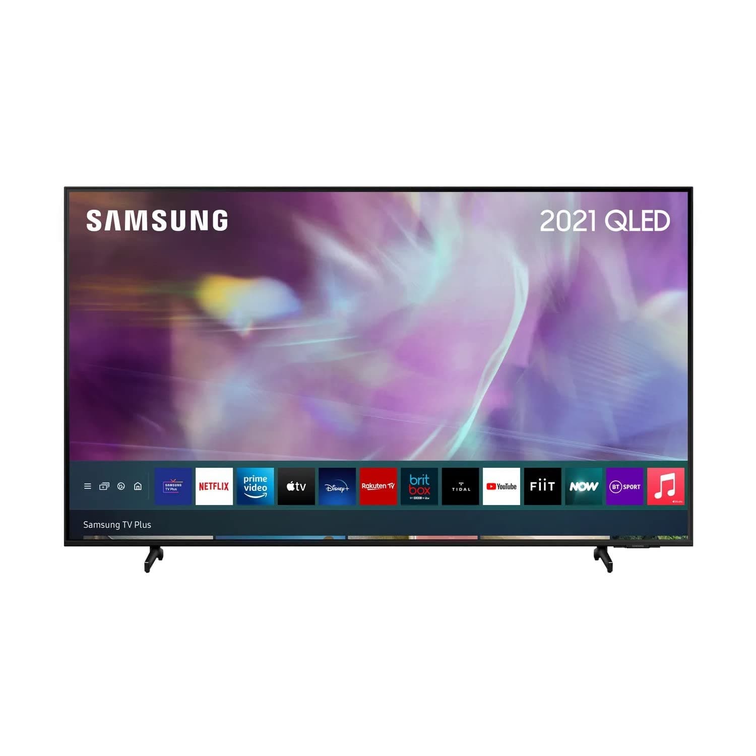 SamsungQ60A 75 Inch 4K QLED Smart TV (2021) - Ultra Slim Dual LED 100% Colour Volume 4K Crystal Processor TV, Alexa Built In, Adjustable Stand, Ultrawide Game View, Adaptive Sound – QE75Q60AAUXXU