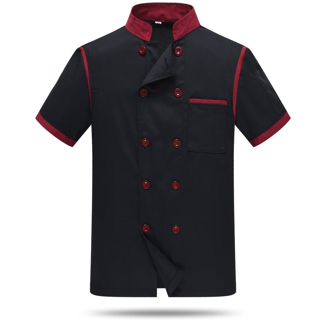 Chef Jackets Waiter Coat Short Sleeves Back and Underarm Mesh