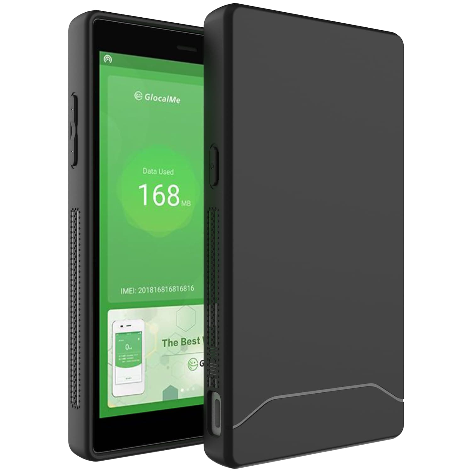 TUDIA Ultra Slim Fit Compatible with GlocalMe G4 Pro Case, [Arch S] Shockproof Slim Lightweight TPU Scratch Resistant Protection for Portable Pocket WiFi Travel Mobile Hotspot Router - Black