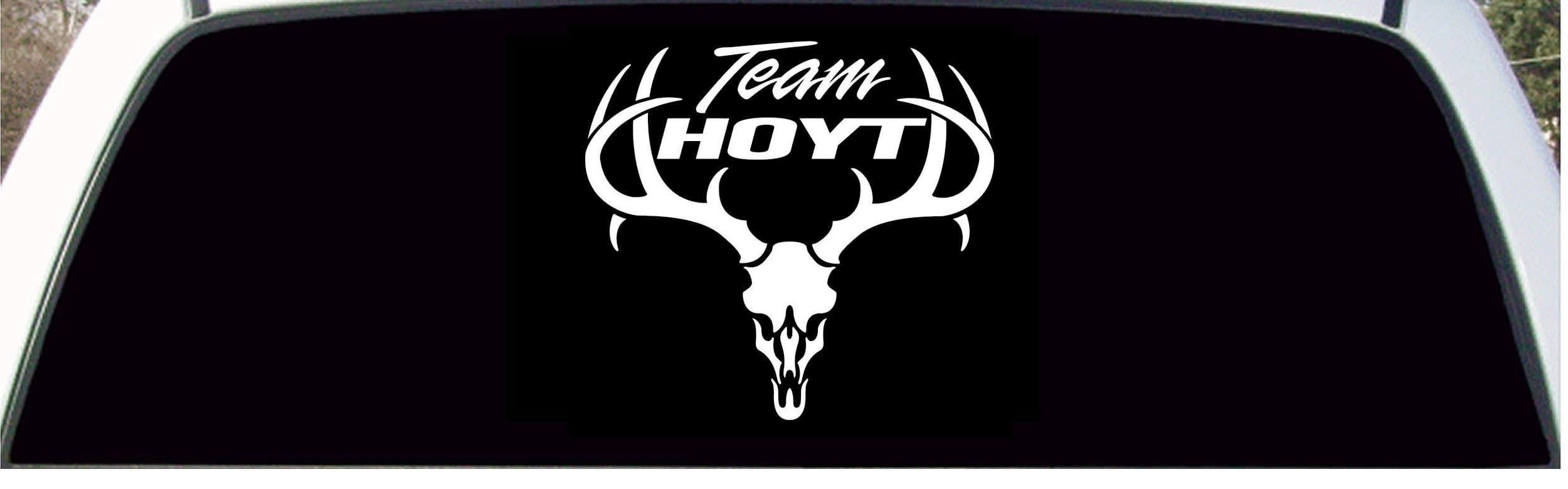 Team Hoyt Archery Antlers Logo Large Back Window Decal