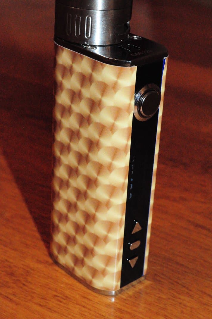 Engine Turn Decal for Eleaf iStick 40W (TC40W) Mod - Glossy Vinyl Sticker