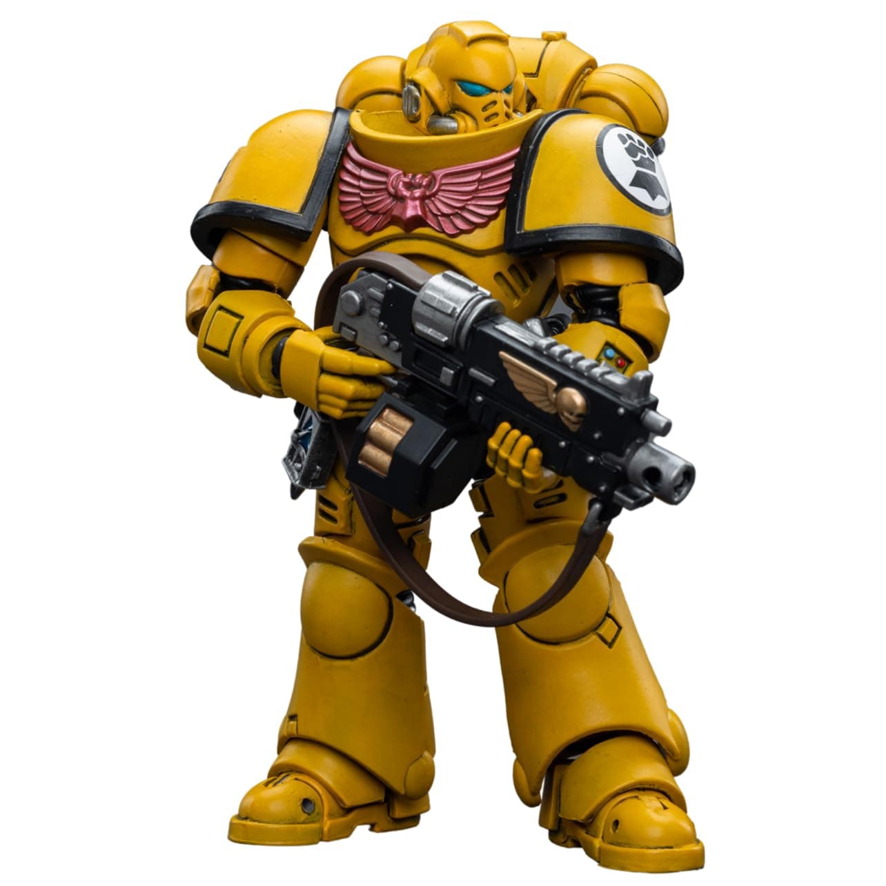 Joy Toy 1/18 Warhammer 40,000 Action Figure Imperial Fists Intercessors V2 Anime Collection Model, JT6656