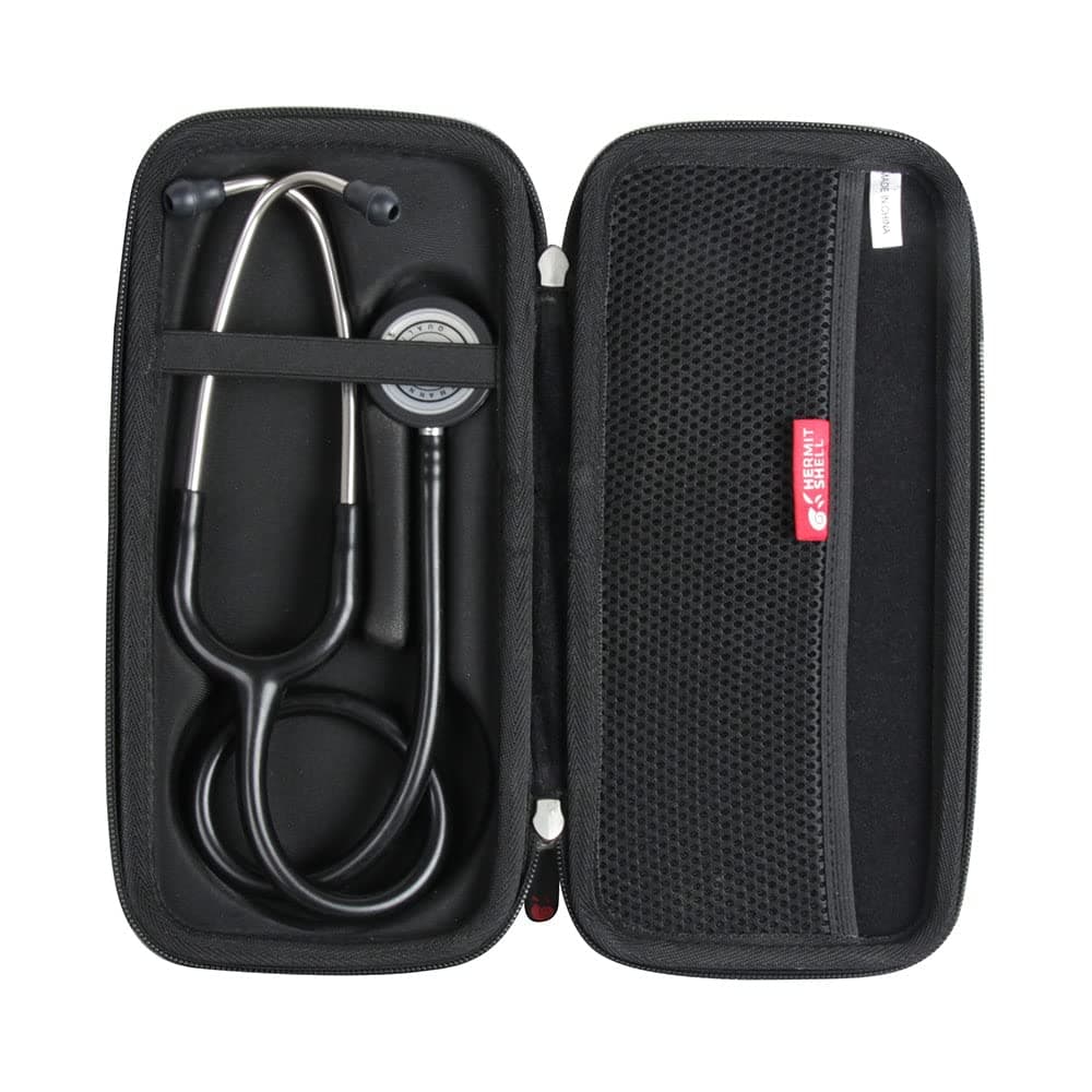 Travel Case for 3M Littmann Classic III Monitoring Stethoscope (Black)