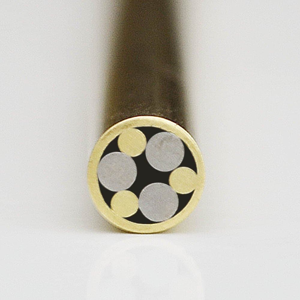 Mosaic Pin Pins Knife Handle Custom Knives Blank Blades Brass Copper Steel for Hunting Knives (3/16")