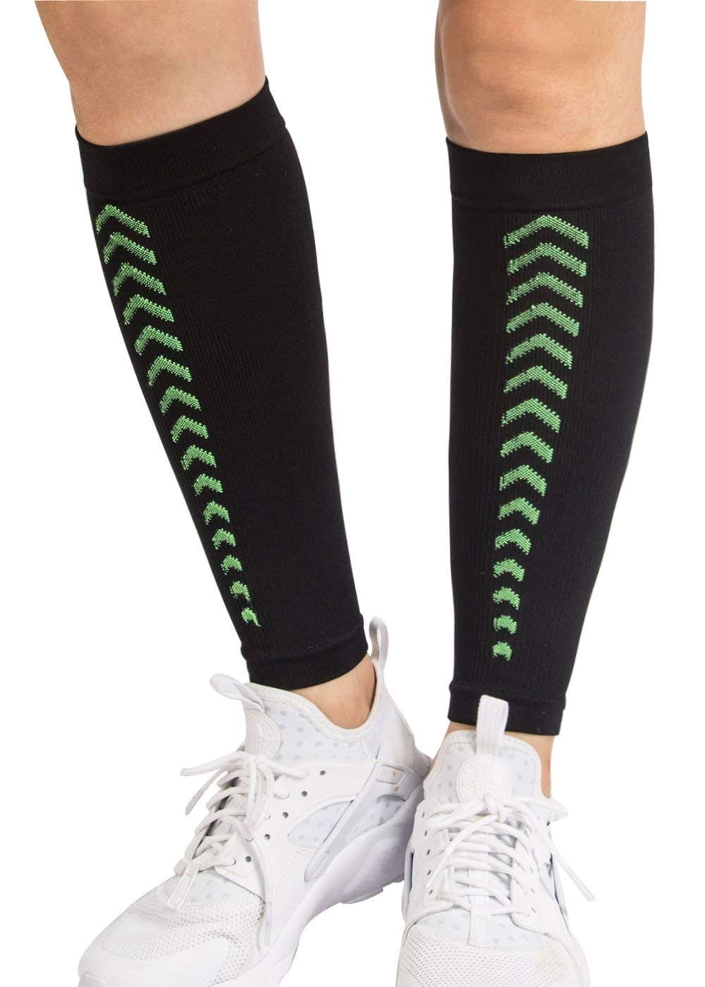 shuke sport Calf Compression Leg Sleeves 20-30mmHg for Men & Women,Providing Protection from Swelling and Varicose Veins for Running,Athletic, Edema,Cycling,Maternity,Travel,Youth