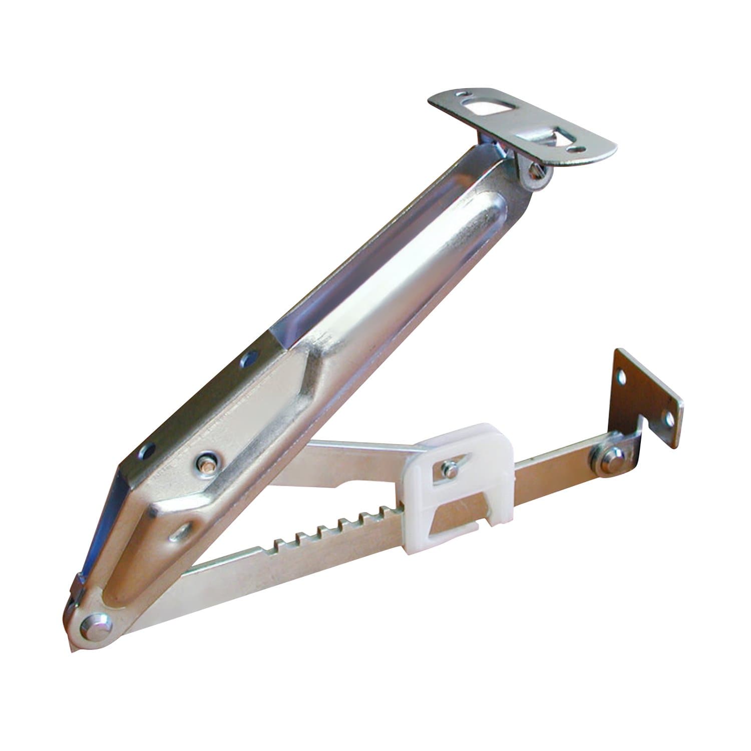 RokHardware Ratchet Headrest Fitting for Beds, Desk Lids, Drafting Tables, and Drawing Boards, Steel