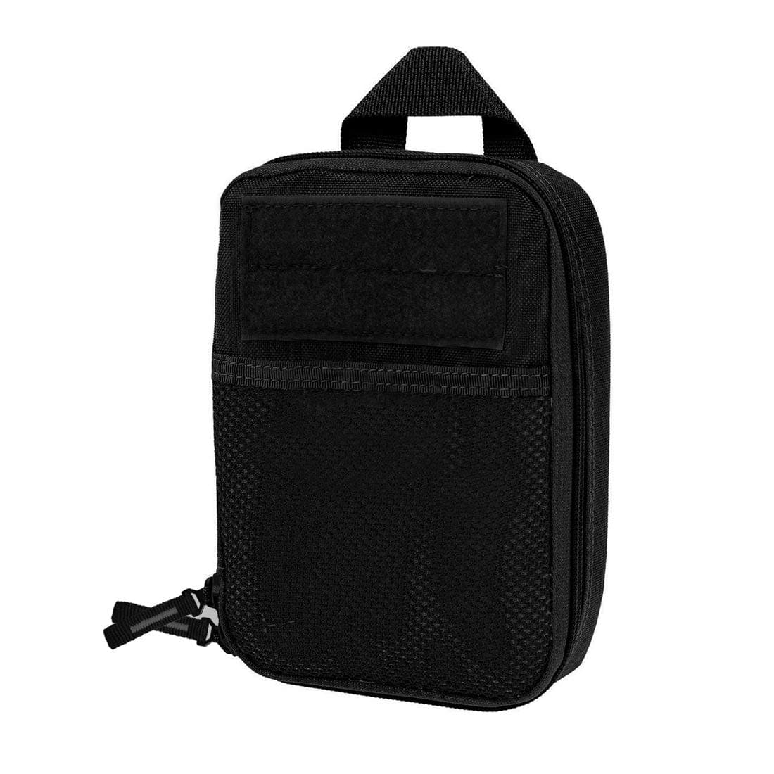 TravelXOXO Polyester Canvas Fatty Pocket Organizer Utility Pouch Black