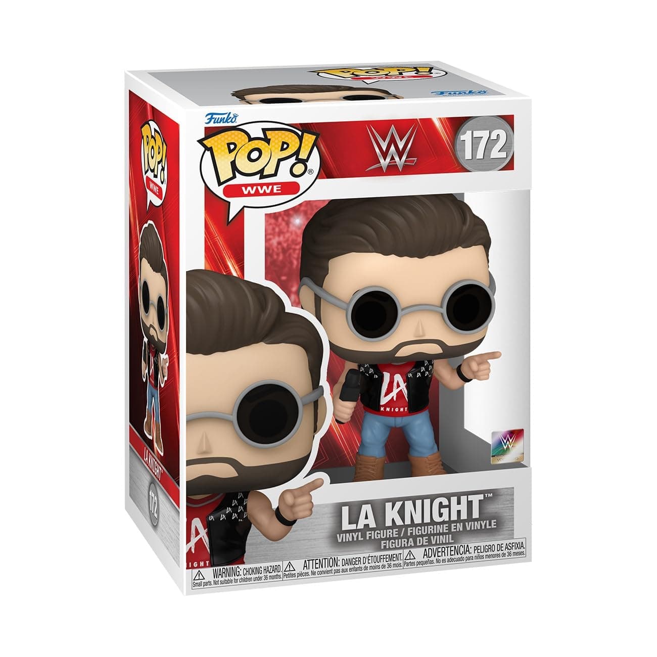 POP! WWE: LA Knight - Vinyl Collectible Figure - Gift Idea - Official Merchandise - Toy for Children and Adults - Sports Fans - Model Figure for Collectors and Display