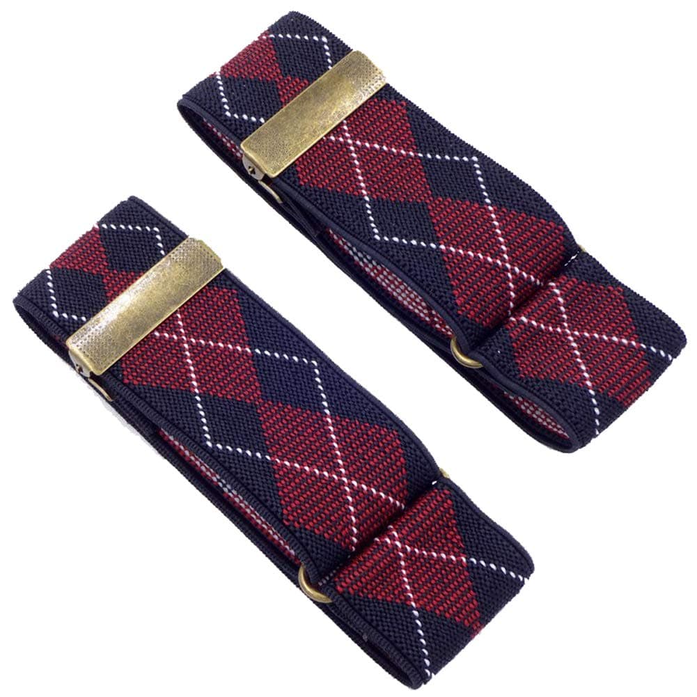 Tenchif Elastic Adjustable Armband Shirt Garter Sleeve Holders