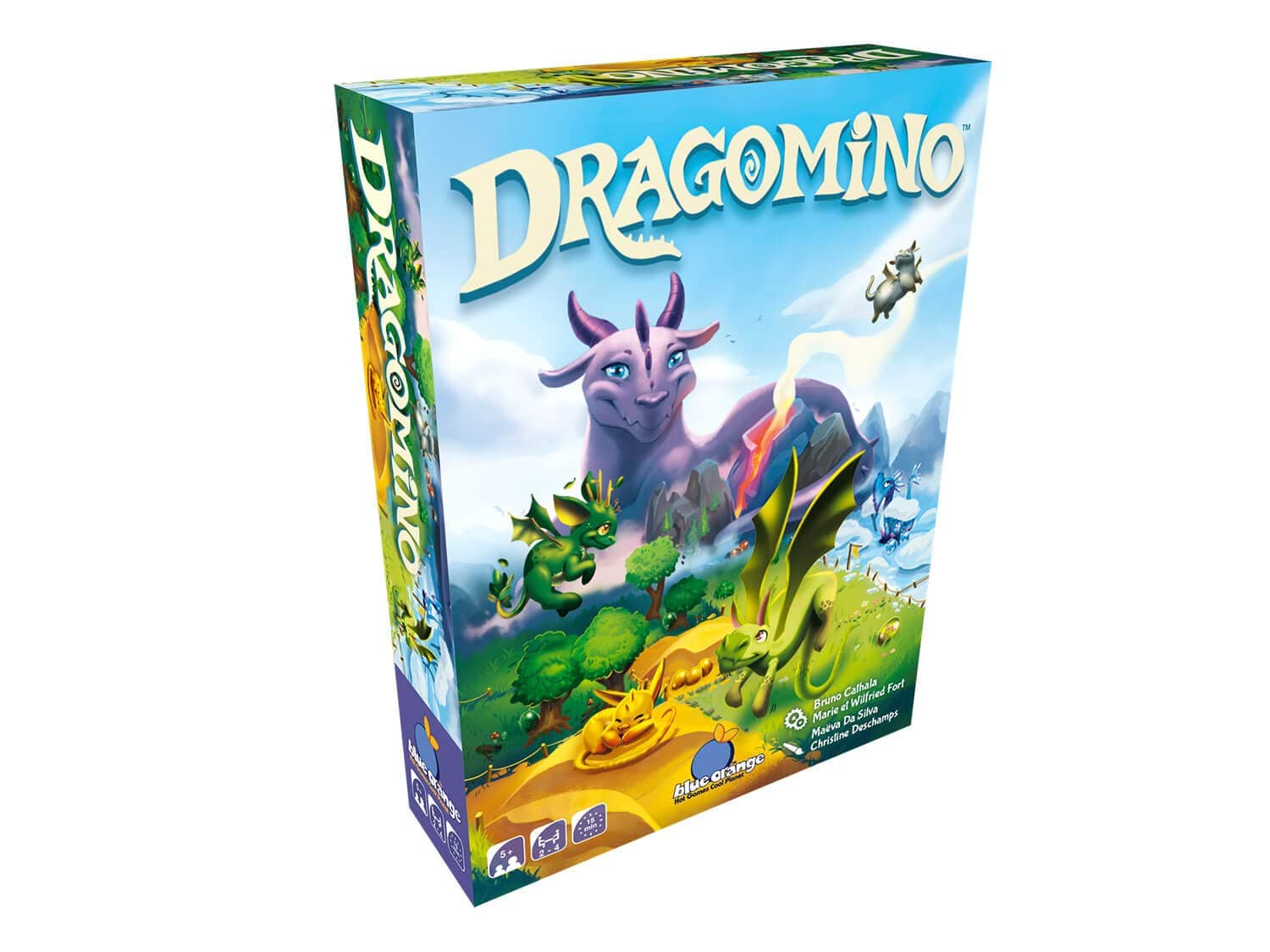 Coiledspring Games | Dragomino | Board Game | Ages 5+ | 2-4 Players | 15 Minutes Playing Time