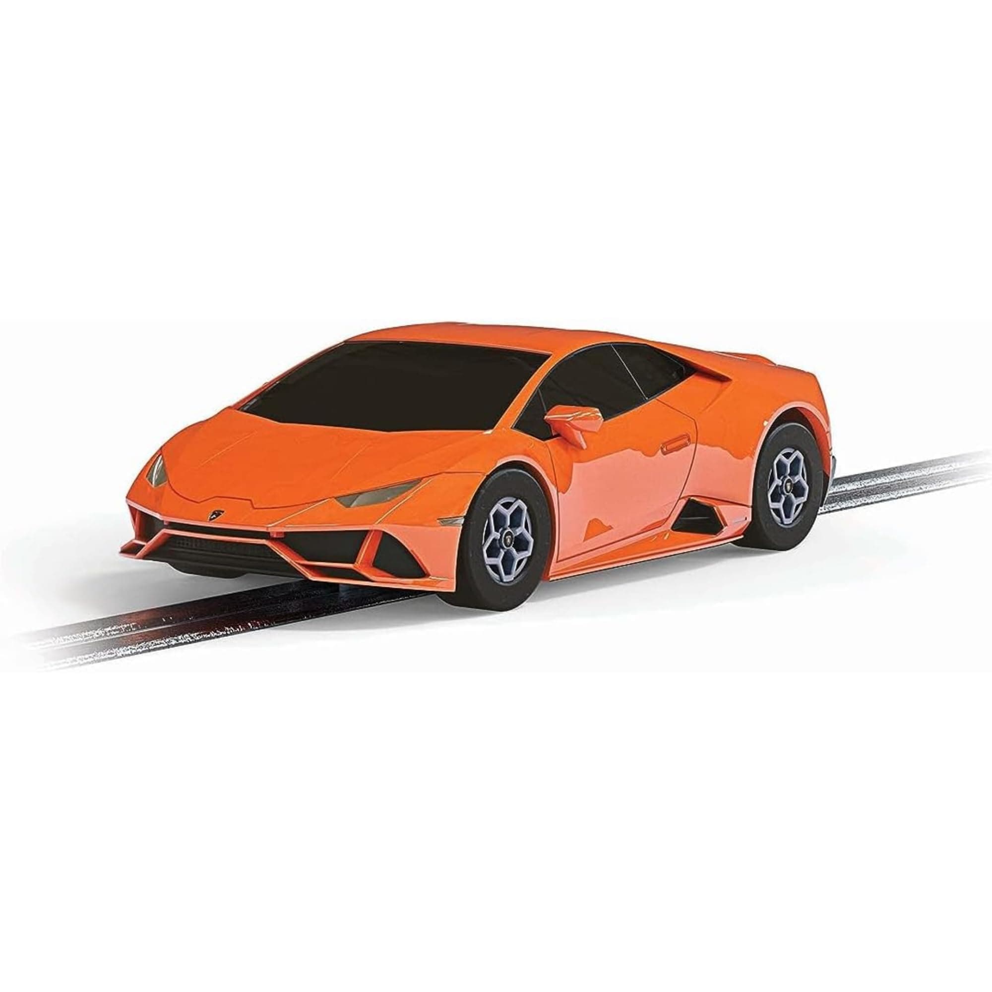 Micro Scalextric Lamborghini Huracan EVO - Toy Slot Car for Race Tracks or Set - Small Kids Gift Ideas for Boys/Girls Ages 4+, Accessories, Solid Orange