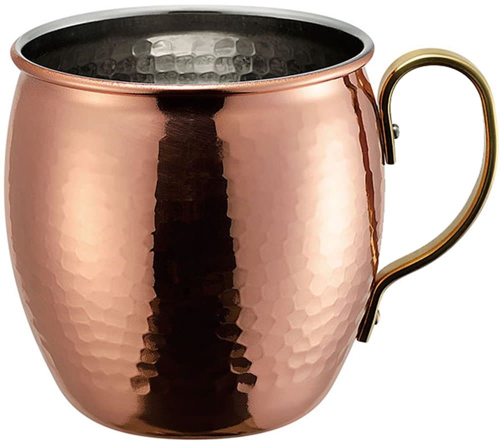 よこやま Yokoyama AB-226 Tsubanin Takumi Mug, Made in Japan, Copper, Hammered 16.9 fl oz (500 ml)