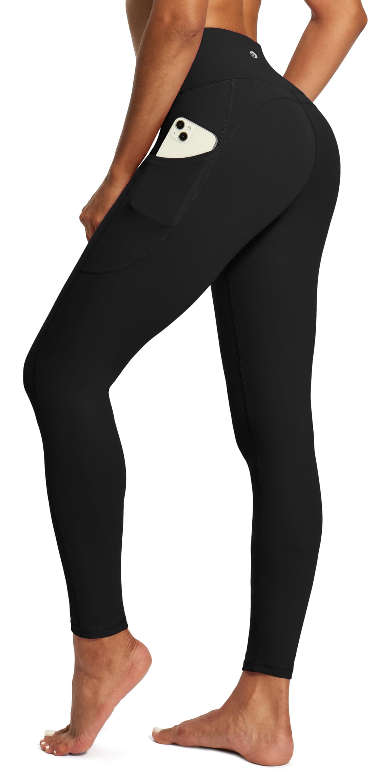 Yoga Pants with Pockets, Workout Running Leggings with Pockets for Women