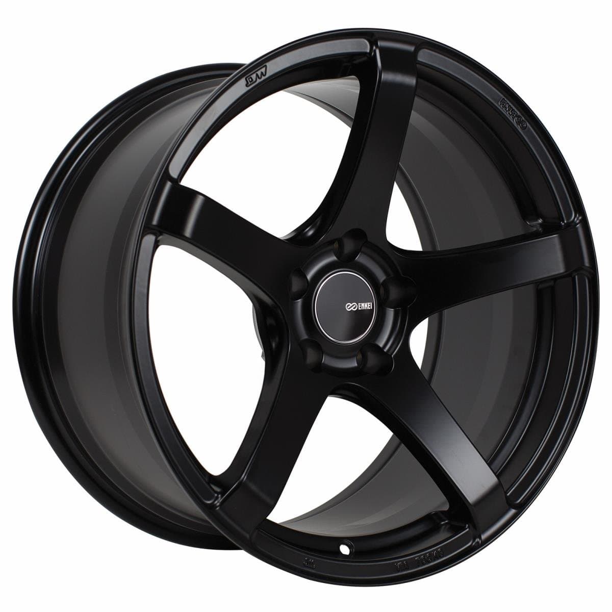 17x8 Enkei Kojin (Matte Black) Wheels/Rims 5x100 (476-780-8040BK)