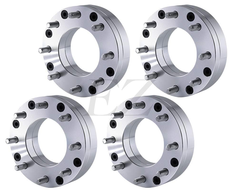 4 Wheel Adapters 7x150 to 8x6.5 Fits Ford 7 Lug F150 Hub & Mount Early Model 8 Lug Chevy GMC Wheels