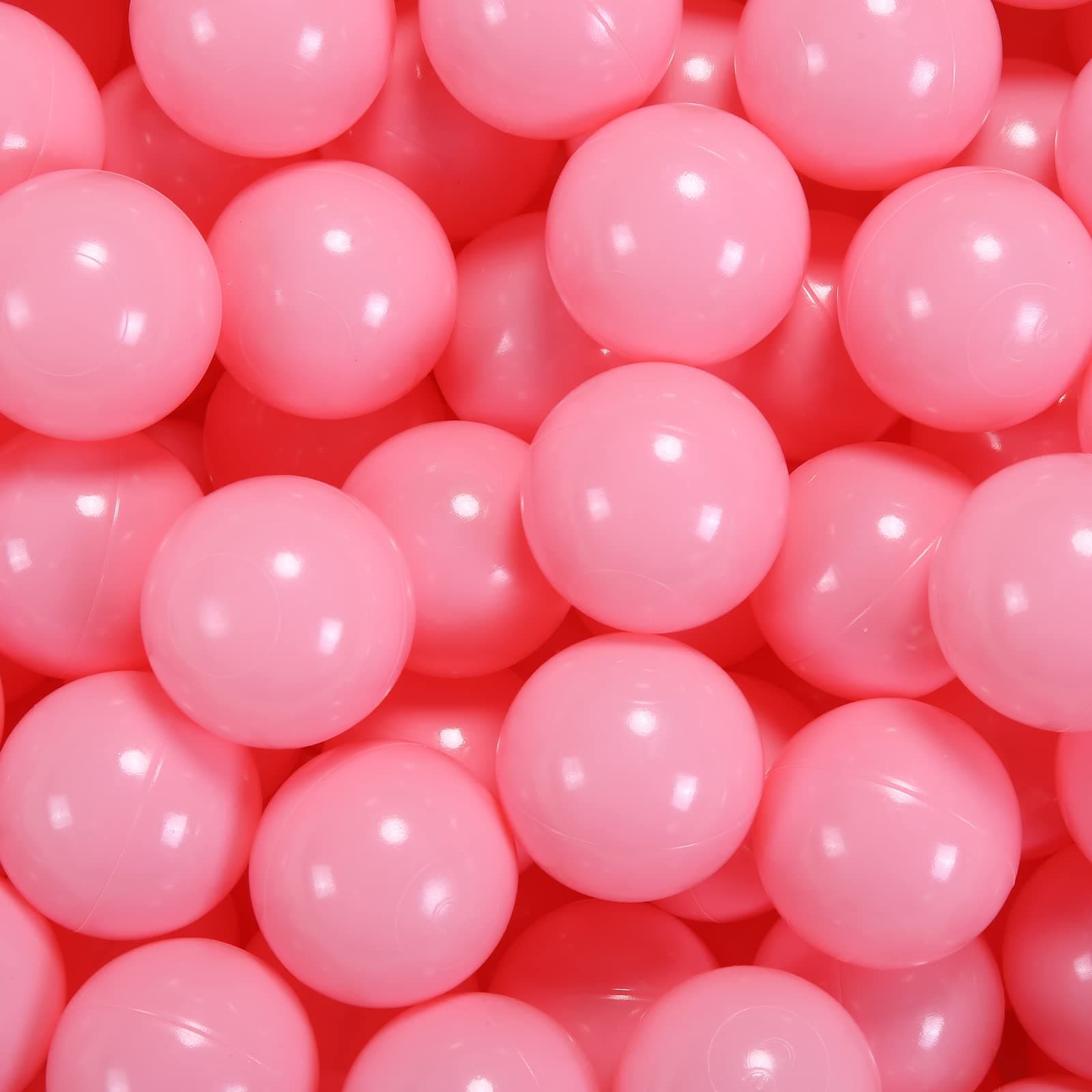 PlayMaty Play Ball Pit Balls - 2.36inches Phthalate&BPA Free Plastic Ocean Transparent Balls for Kids Toddlers and Babys for Playhouse Play Tent Playpen Pool Party Decoration Pack of 70