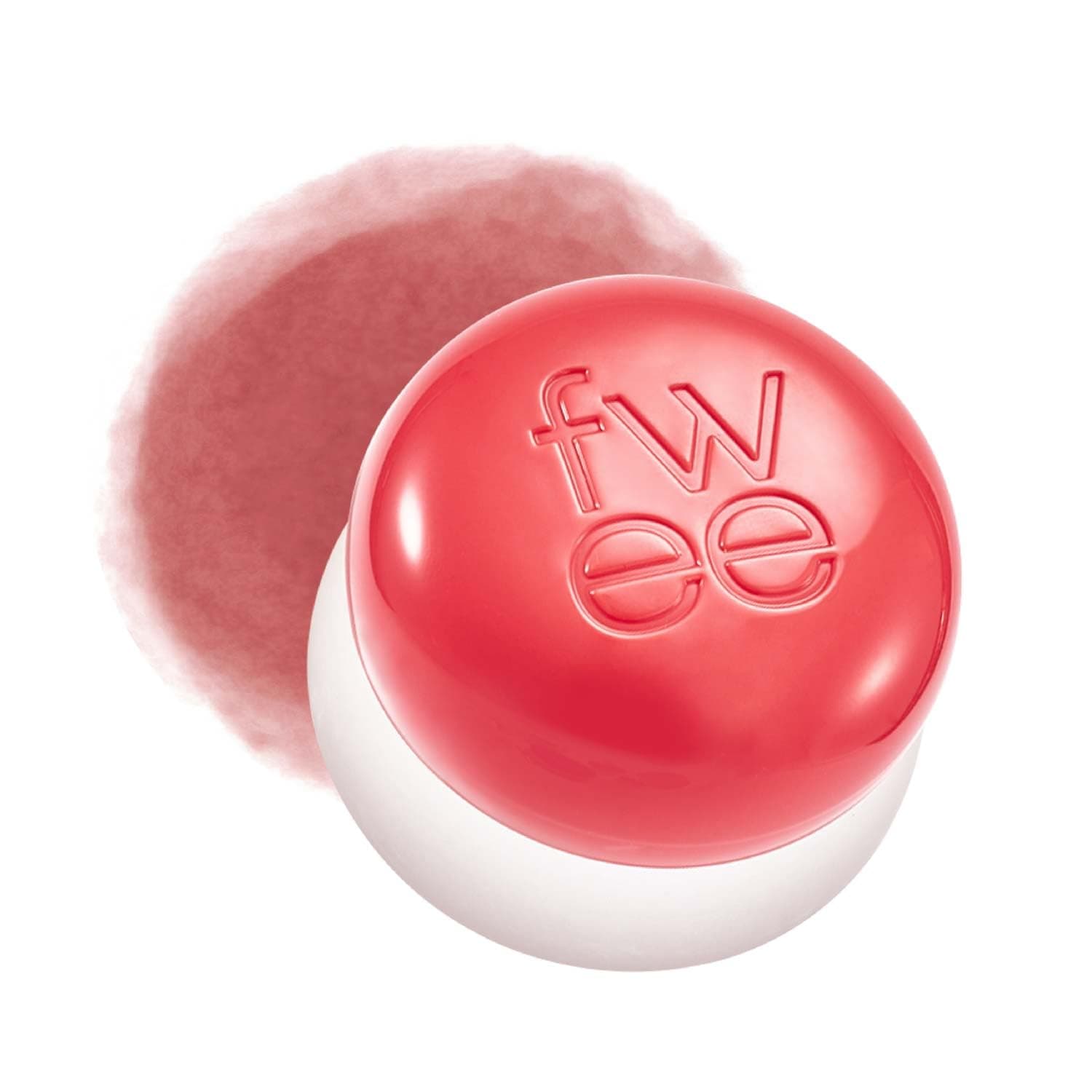 fwee Blurry Pudding Pot | Airbrushed Blush & Lip, Buildable Pigment, Long-lasting, Lightweight, Easy to Blend, Natural Soft Matte Finish - Seventeen (Sunny Coral) | 0.17 oz