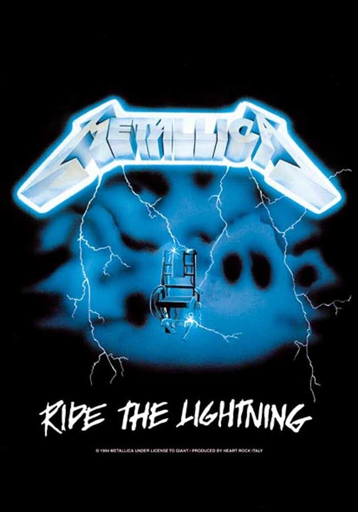 Empire Merchandising Metallica Poster Flag Ride the Lightning