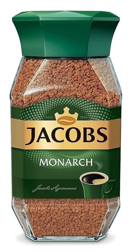 Jacob's Monarch Instant Coffee | Smooth, Rich & Aromatic Premium Blend | Quick to Prepare, Café-Style Taste | Perfect for Daily Coffee Lovers | 95 g Pack