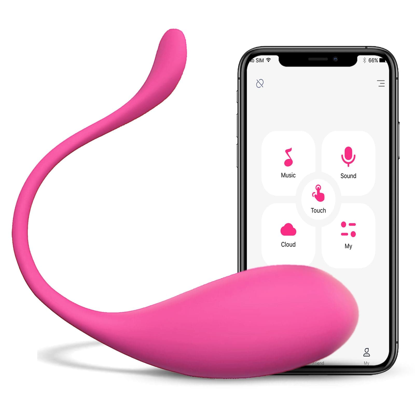 Smart Long Distance Remote Control Waterproof Silicone Pelvic Floor Trainer