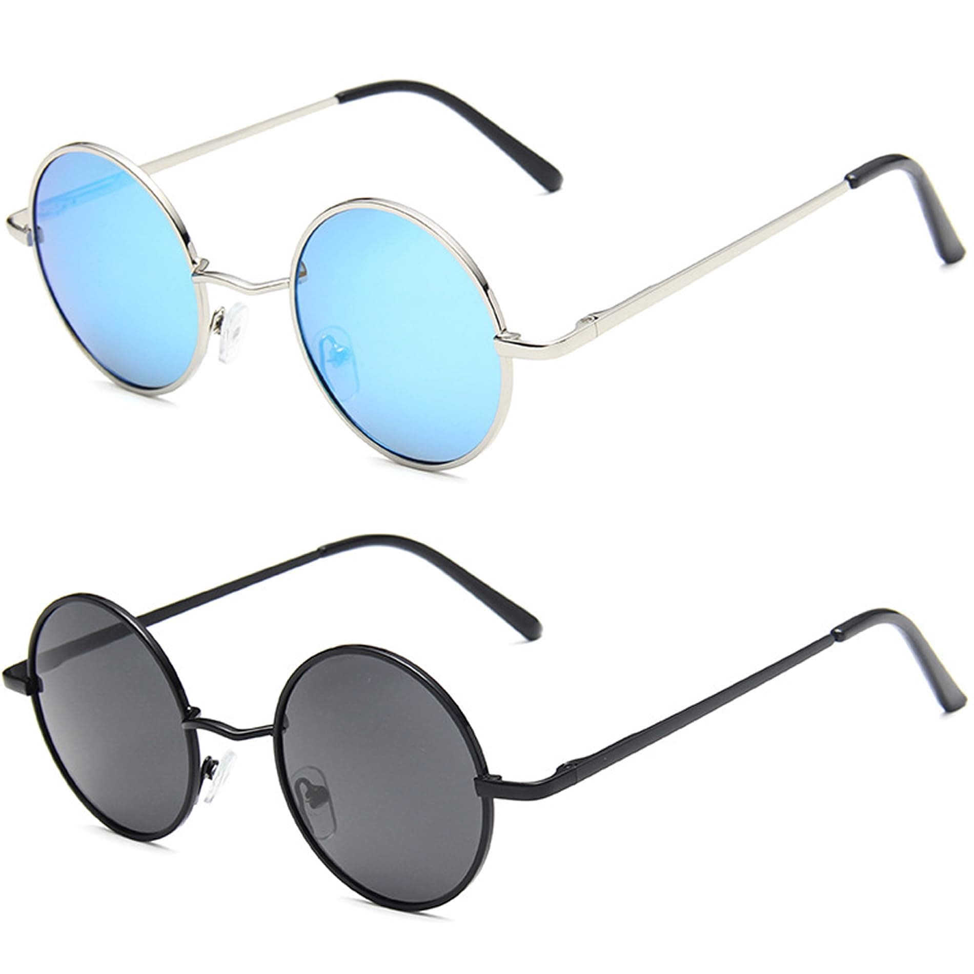 Gojo-Satoru Glasses 2pc Anime Go-jo Satoru Cosplay Sunglasses Blue Eyewear Accessories