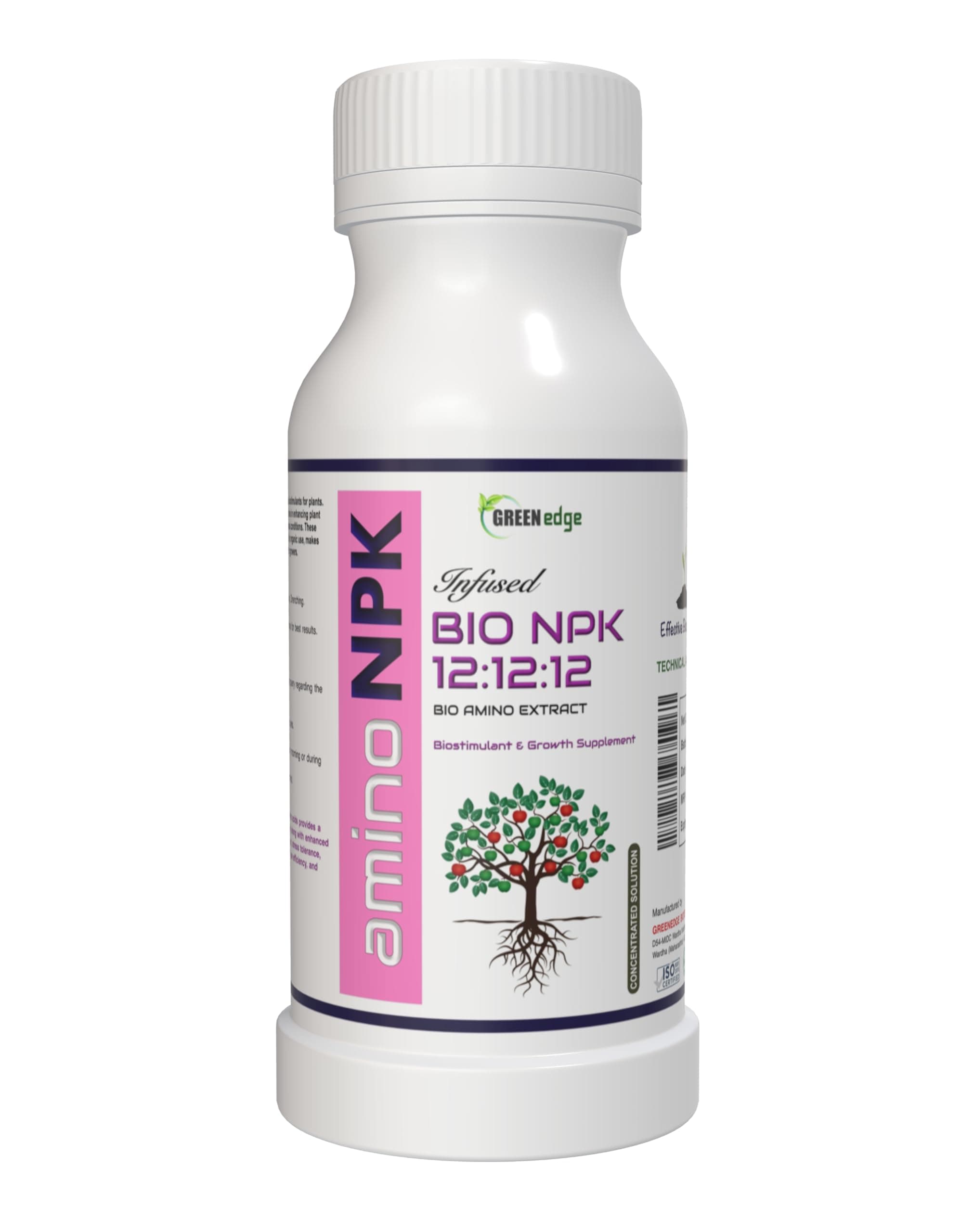 Greenedge AminoNPK 12:12:12 Organic Liquid Fertilizer (AminoNPK) (1 Liter)