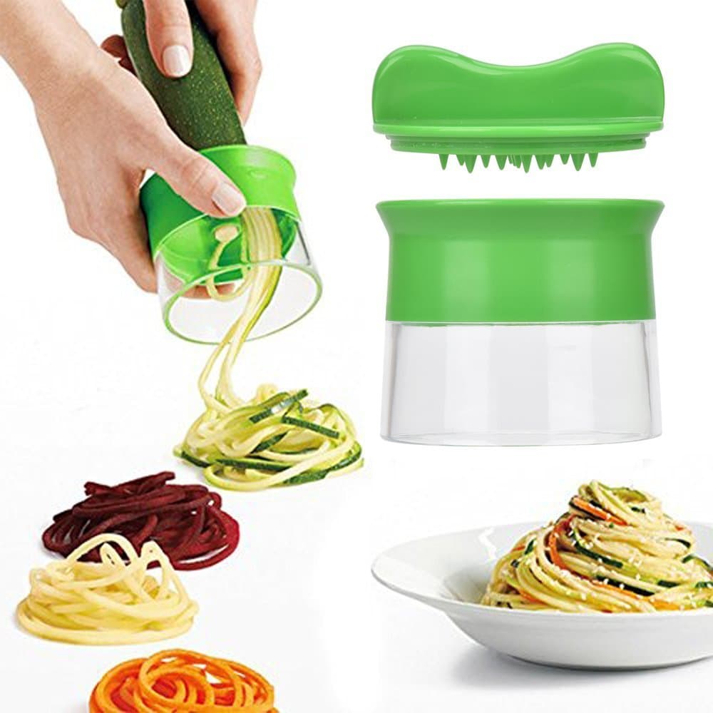 eLander Spiral Cutter Set, Vegetable Spaghetti Potato, courgettes, Asparagus Peeler, Cucumber Cutter, Cucumber Peeler, Vegetable Spiral Slicer