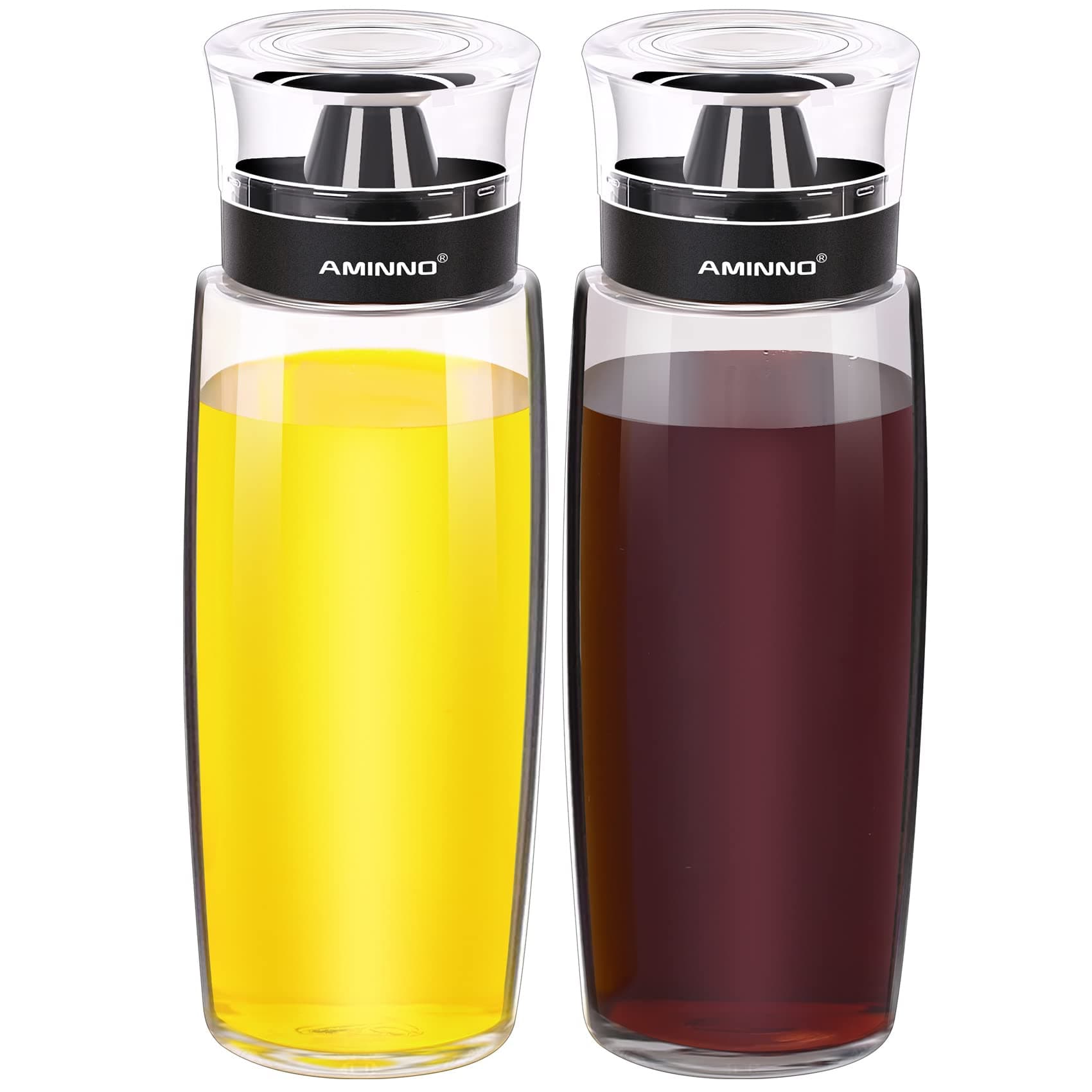 Olive oil and vinegar dispenser set
