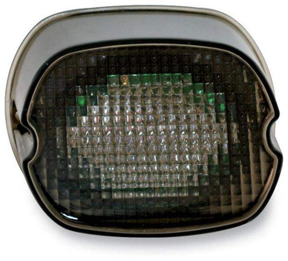 Custom Dynamics GEN2-LD-S-B License Plate Light (Black-Out LED Laydown Taillight Without for 1999-2016 Harley-Davidson Models)