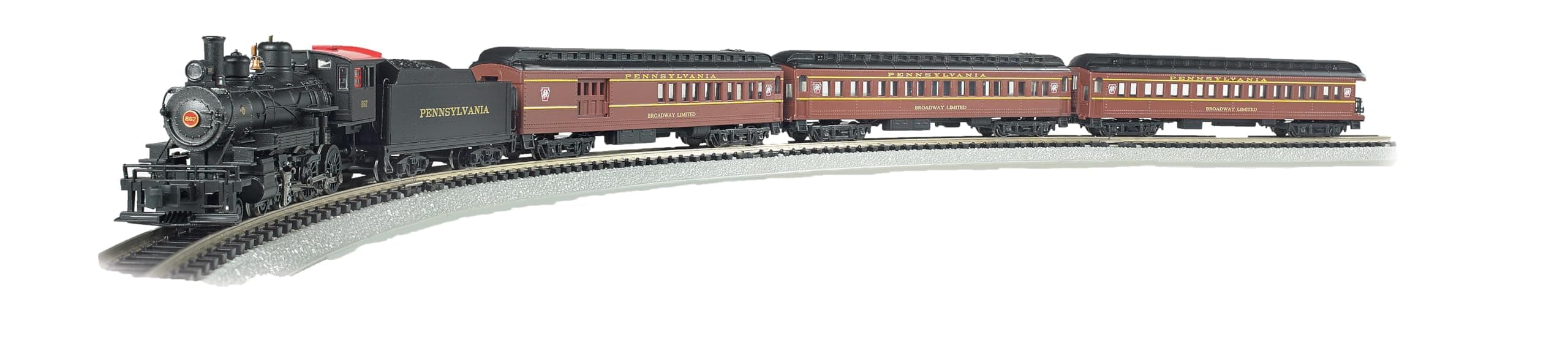 Bachmann Trains - The Broadway Limited Ready To Run Electric Train Set - N Scale