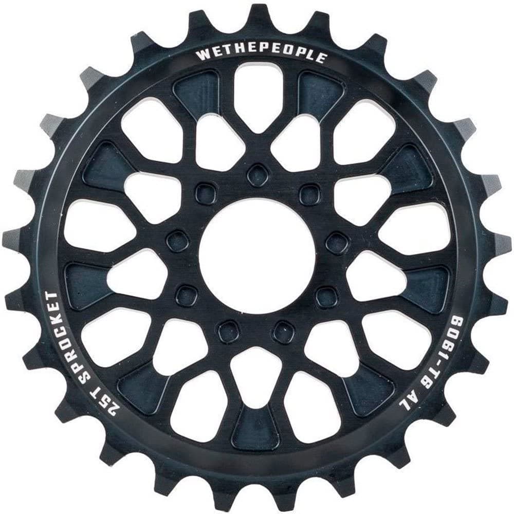 We The People BMX Pathfinder Sprocket Matt Black 25T, Matt Black