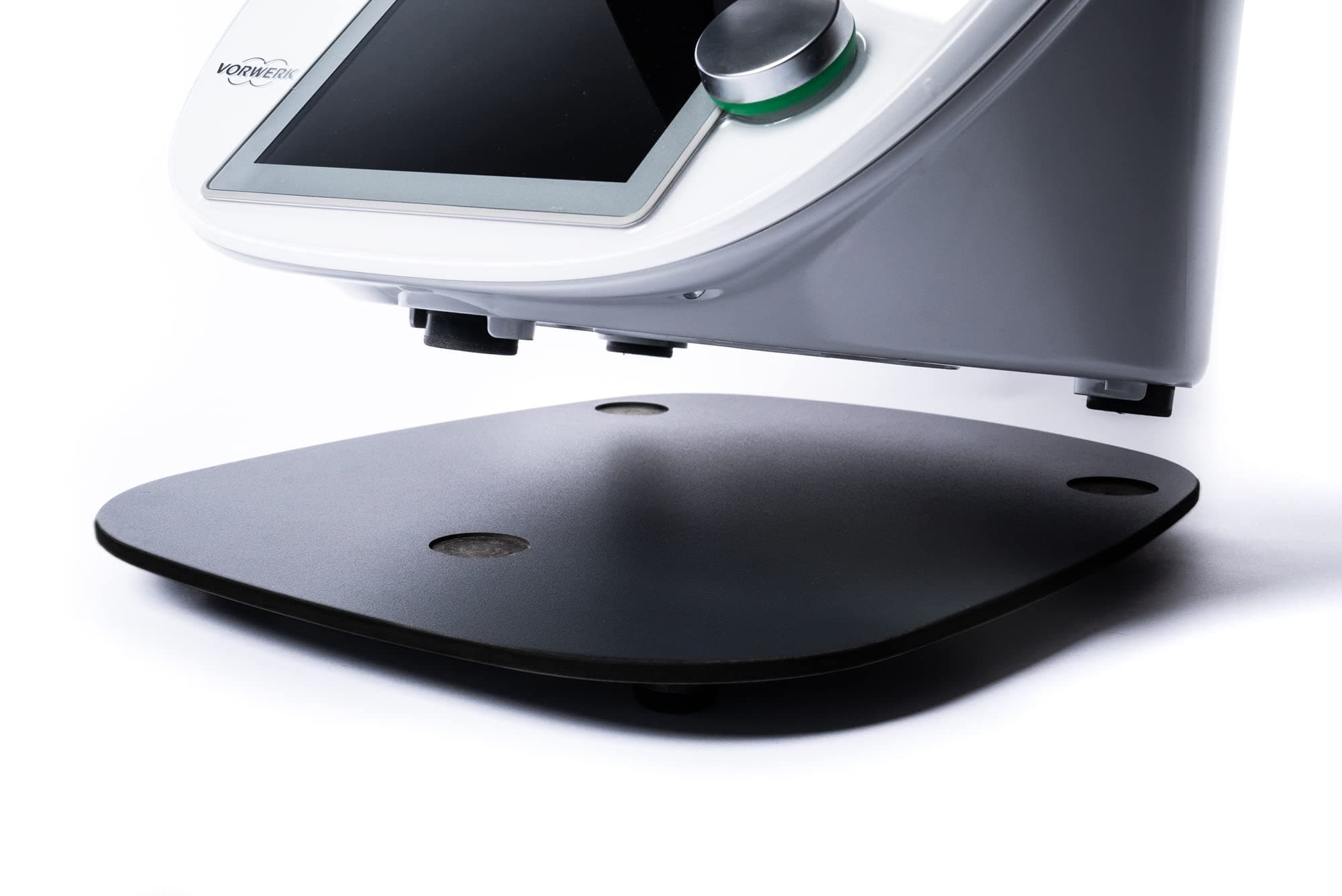 Sliding board for the Thermomix® TM5 / TM6, carbon grey, high-quality Teflon gliders, effortless movement and secure standing, rolling board, made in Germany