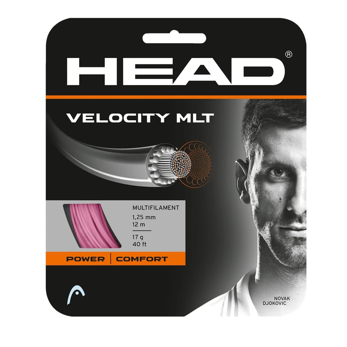 HEAD Velocity MLT Tennis Racket String 40' Set Multifilament Racquet String