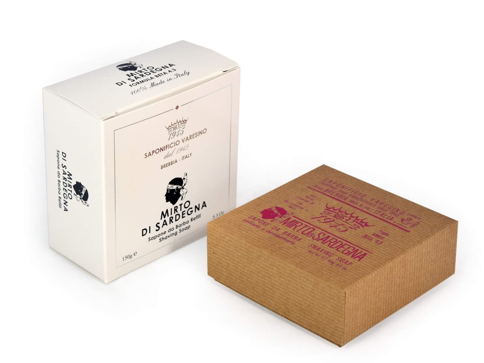 Saponificio Varesino Mirto di Sardegna Beta 4.3 Deluxe Hard Shaving Soap 150g Puck