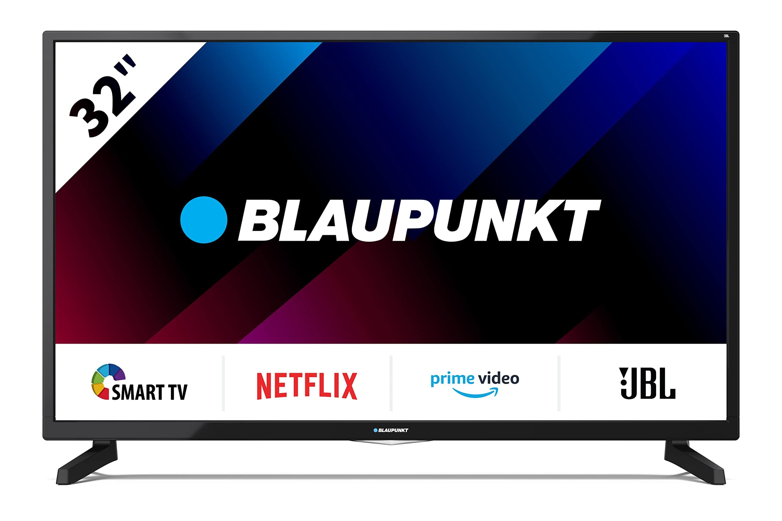 Blaupunkt BF32H2352CGKB 32 Inch HD Ready LED Smart TV with Freeview Play, 3 x HDMI, 2 x USB and USB Media Player - Black [Energy Class E]