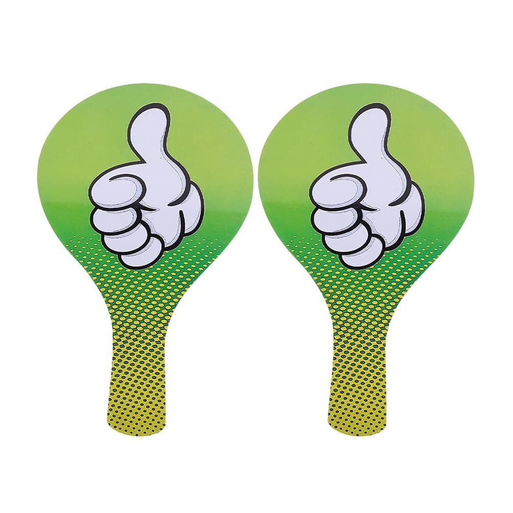 ibasenice 2pcs Thumbs Up/Thumbs Down Paddles Classroom Voting Paddles Green Red Yes or No Paddles True False Paddles Signs for Teacher Classroom Event Supplies