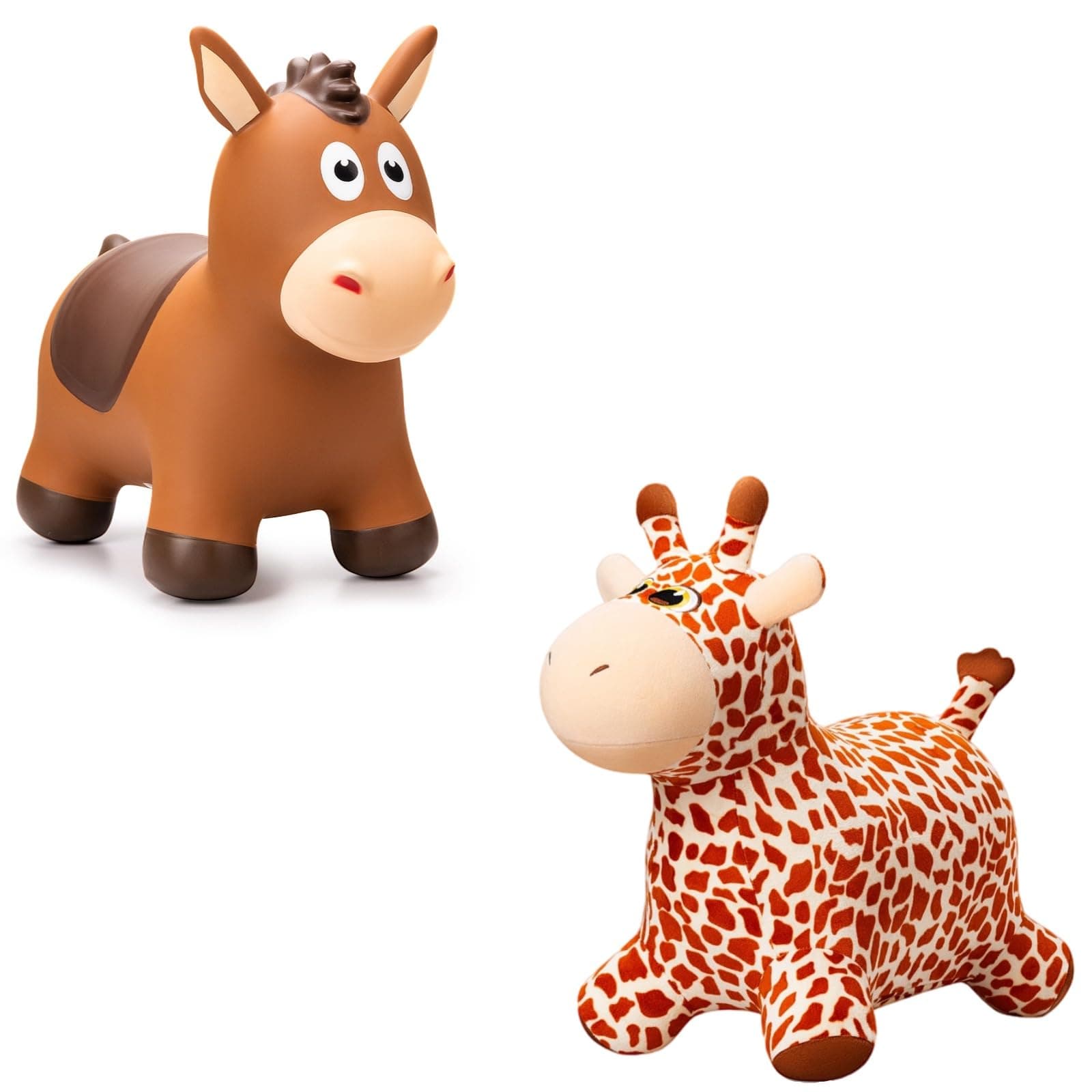 Bouncy Horse with Bouncy Giraffe