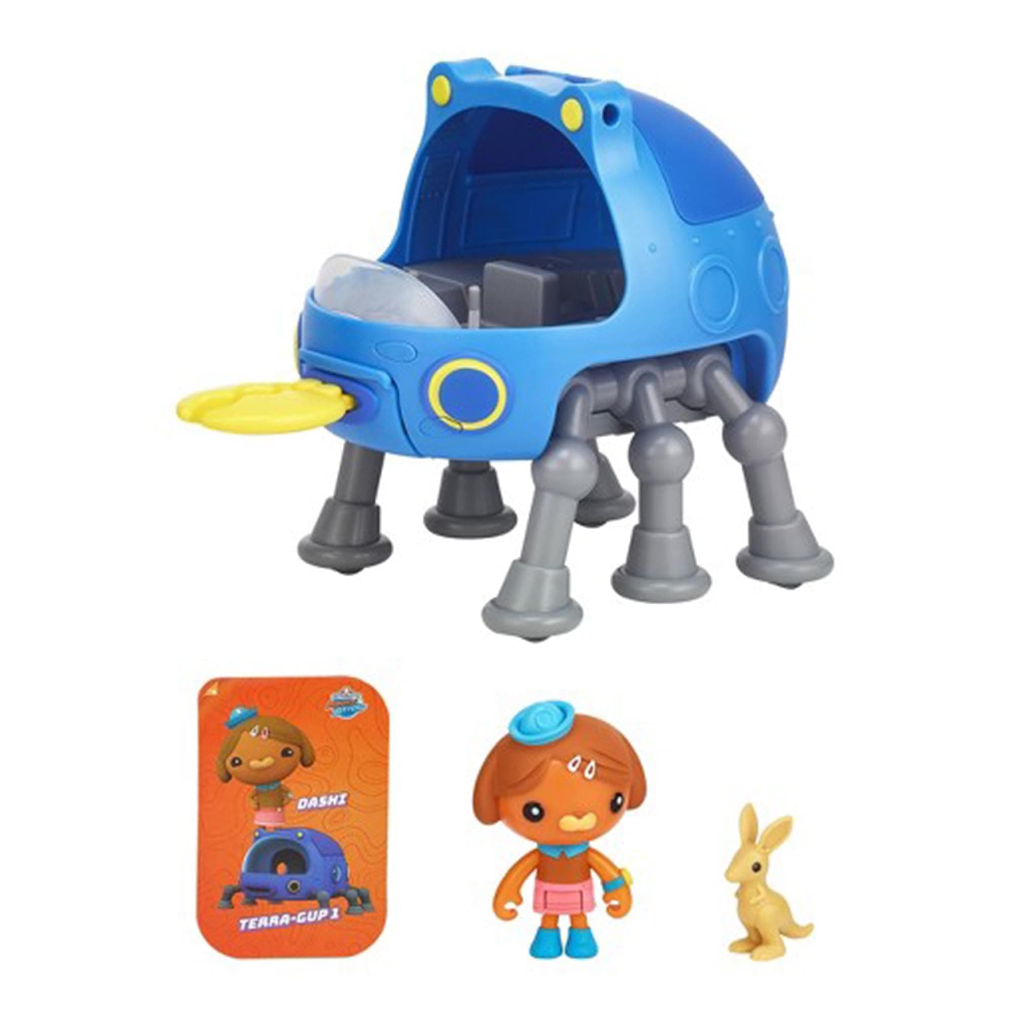 Octonauts 61108 Above & Beyond, Deluxe Toy Vehicle & Figure, Dashi & Terra Gup 1 Adventure Pack,Recreate Missions, 4 Piece Set