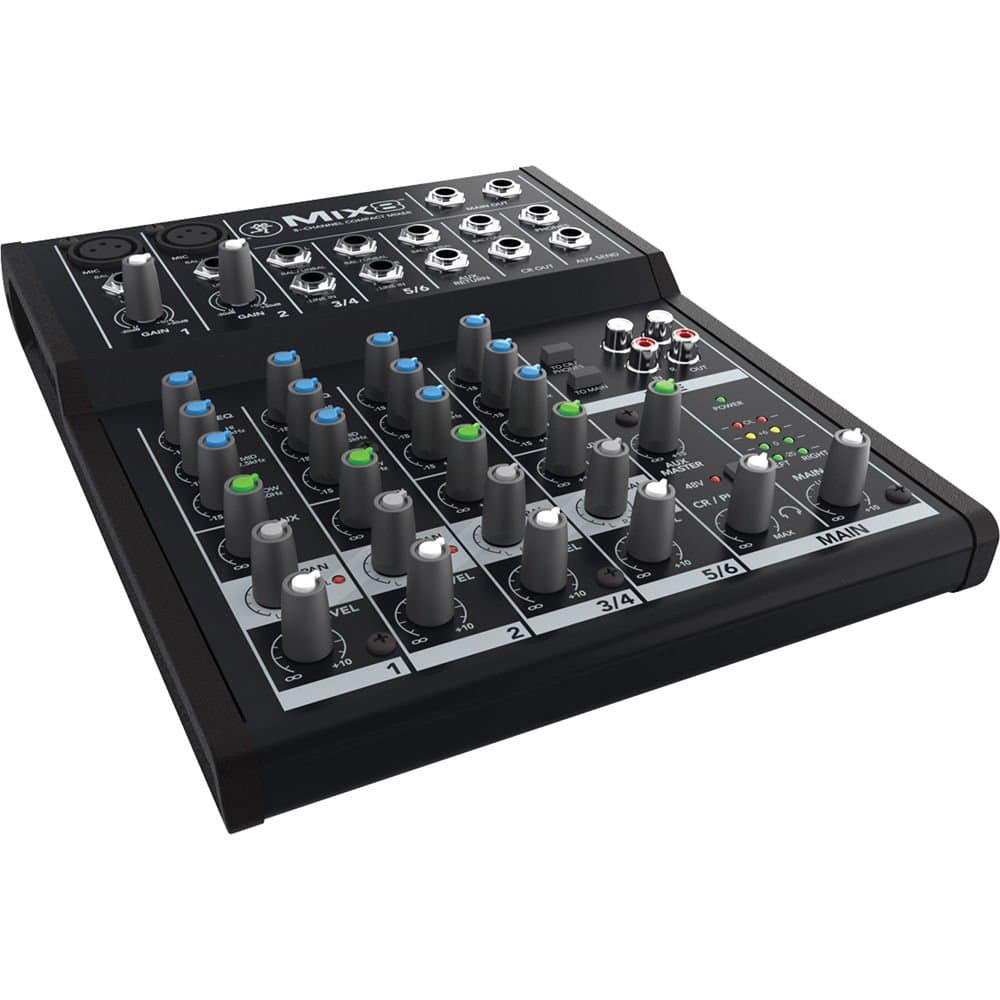 Mix8 8 Channel Compact Mixer with Low Noise Performance