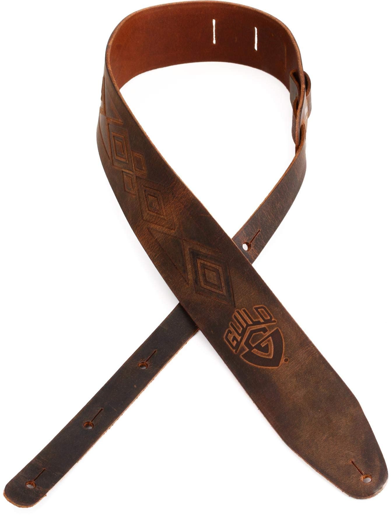 GuildTooled Americana Leather Guitar Strap - 350-0613-050