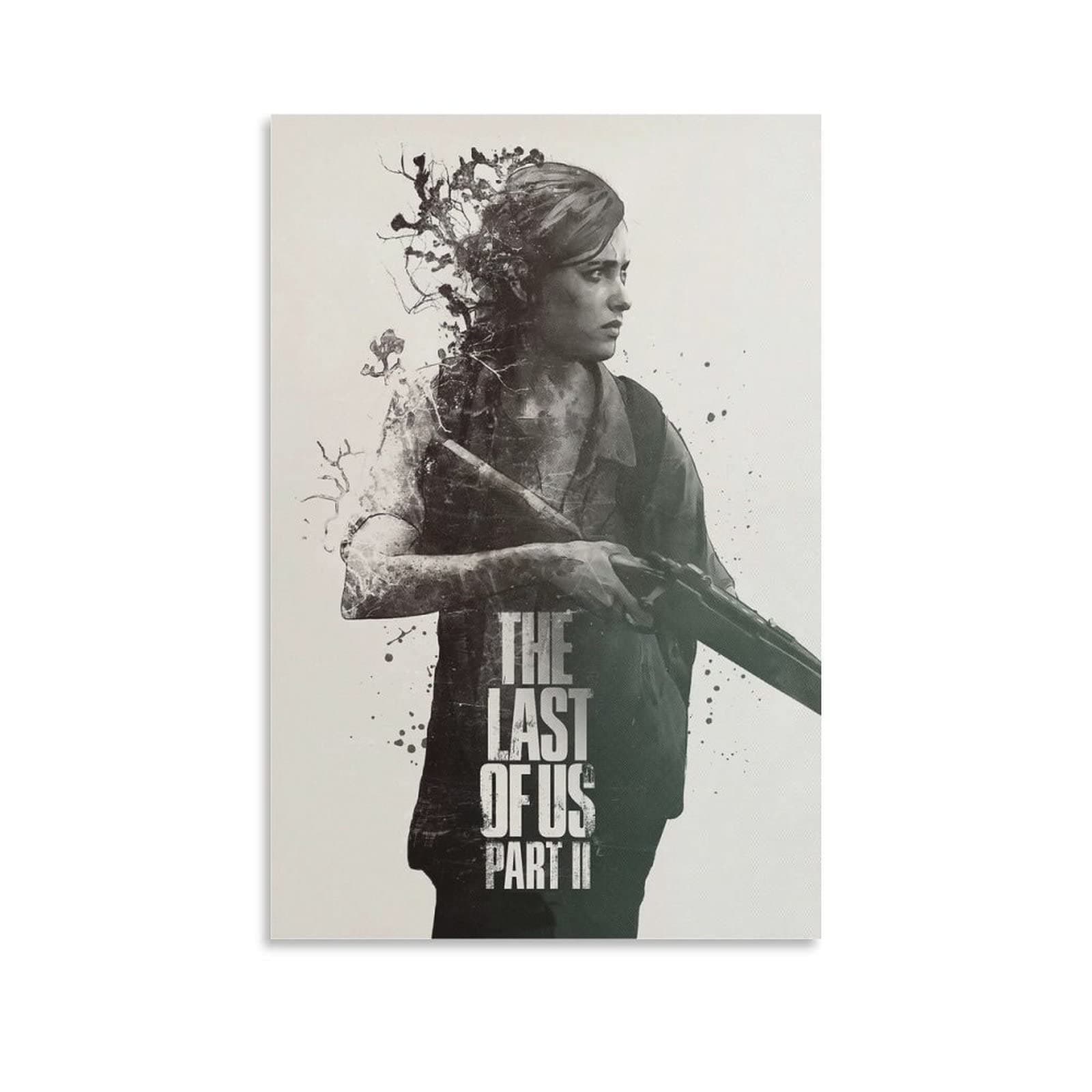 The Last of Us Minimalist Poster Canvas Wall Art Living Room Posters Bedroom Painting,Canvas Art Poster and Wall Art Picture Print Modern Family bedroom Decor Posters 12x18inch(30x45cm)